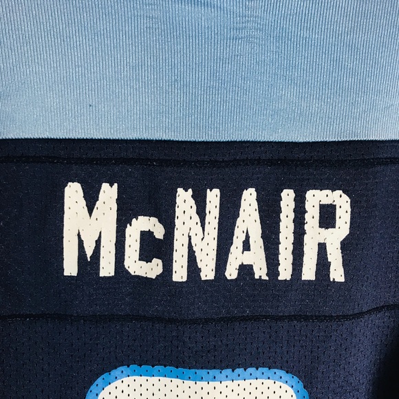 Steve McNair Jersey Blue Titans Youth Size Small - Picture 6 of 6